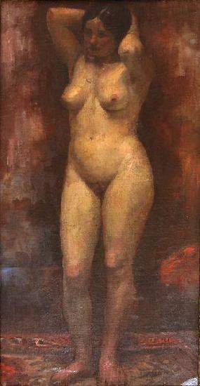 Nicolae Vermont Nud ulei pe panza